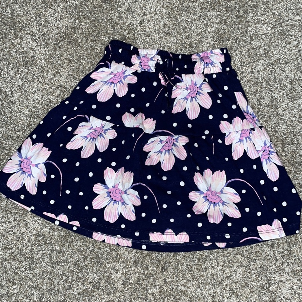 Kids floral skort